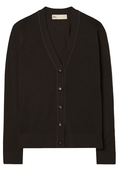 Black Simone V-neck cardigan - women TORY BURCH | 146283001